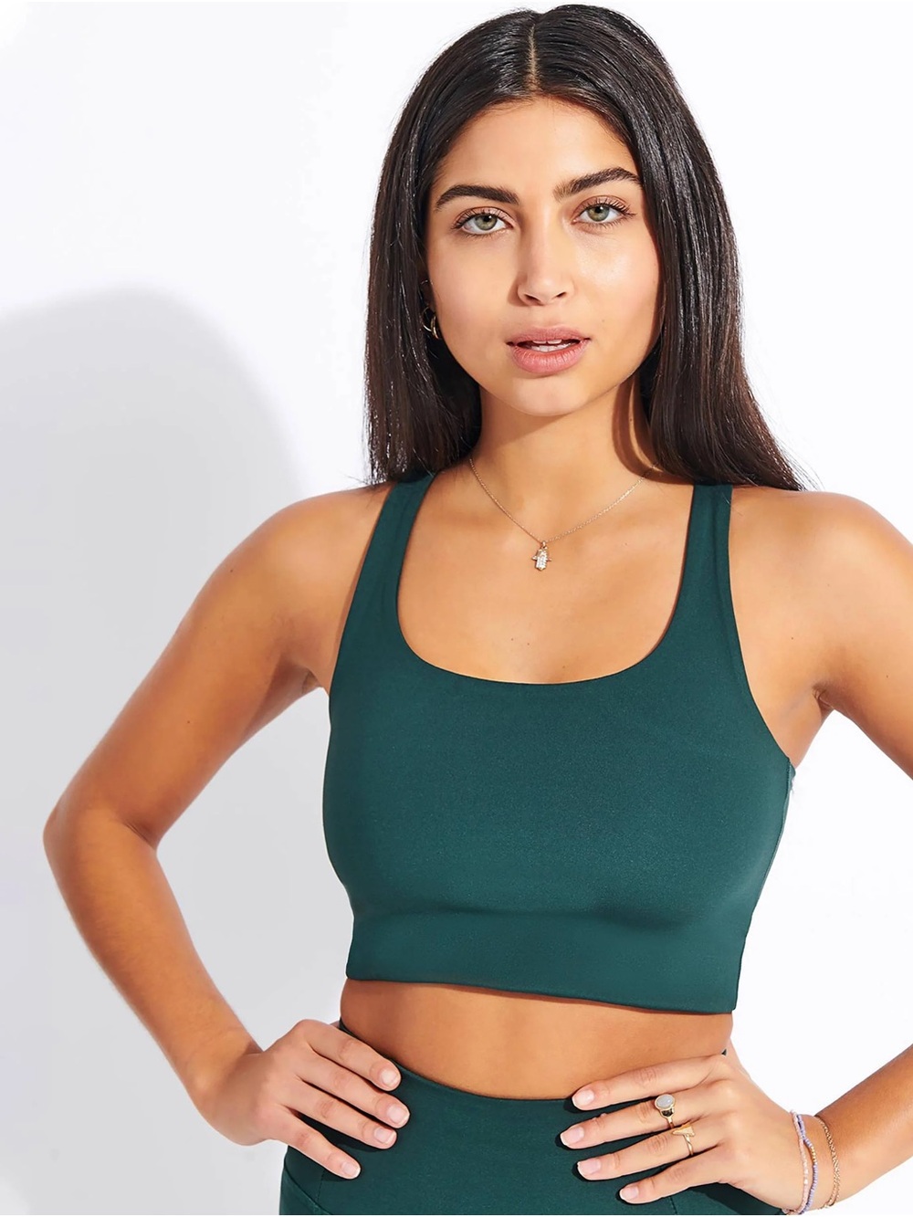 girlfriend collective Paloma bra - Moss